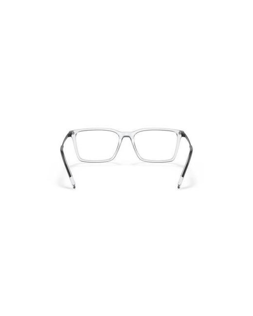 ARMANI EXCHANGE Metallic 54Mm Rectangle Optical Glasses for men