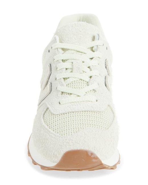 New Balance White 574 Sneaker