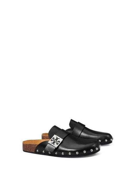 Tory Burch Black Mellow Stud Mule