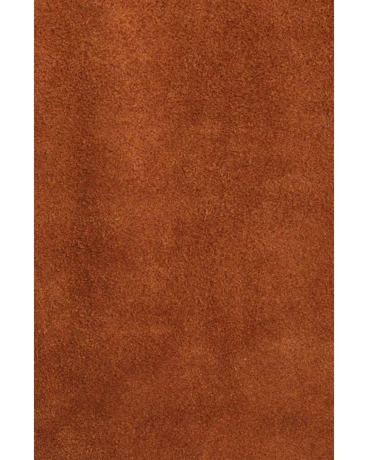 Schott Nyc Brown Rough Out Suede Jacket for men