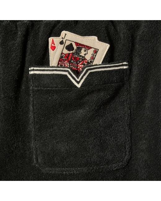 Tombolo Black 'Vicey Dicey' Cabana Shorts