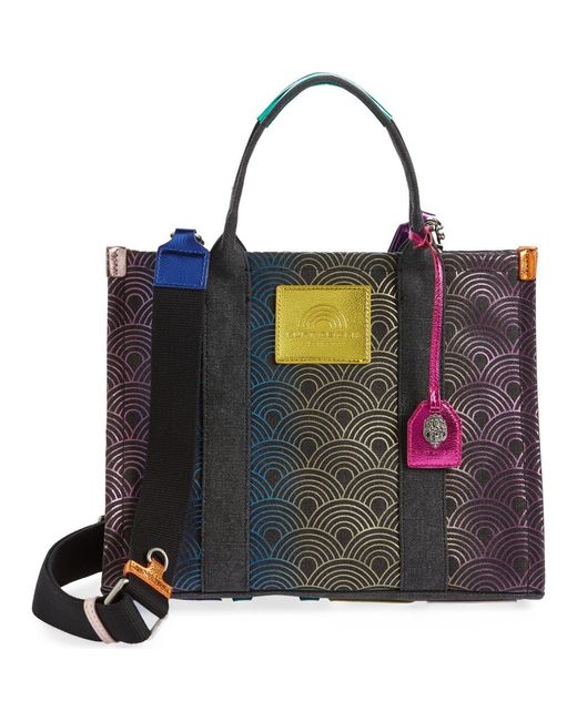 Kurt Geiger Black Small Southbank Tote