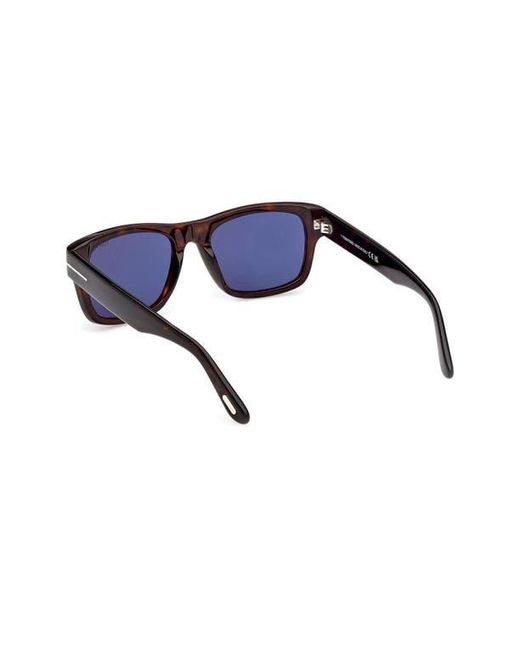 Tom Ford Blue Smith-02 55Mm Rectangular Sunglasses for men