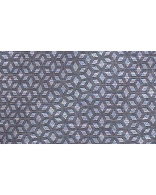Maceoo Blue Einstein Ascension0038 Geo Print Cotton Button-Up Shirt for men