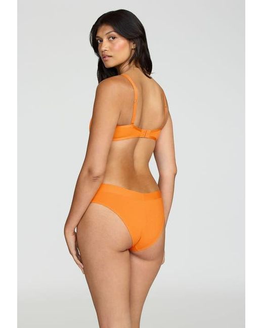 CUUP Orange The Balconette Mesh Underwire Bra