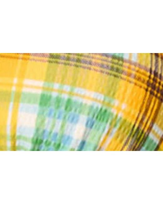 Solid & Striped Multicolor The Daphne Gingham Bikini Top