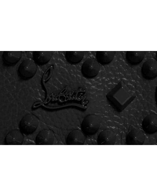 Christian Louboutin Black Kios Simple Leather Card Case