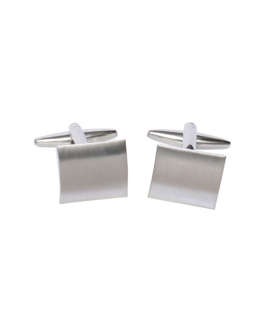 Eterna Metallic Square Cuff Links for men