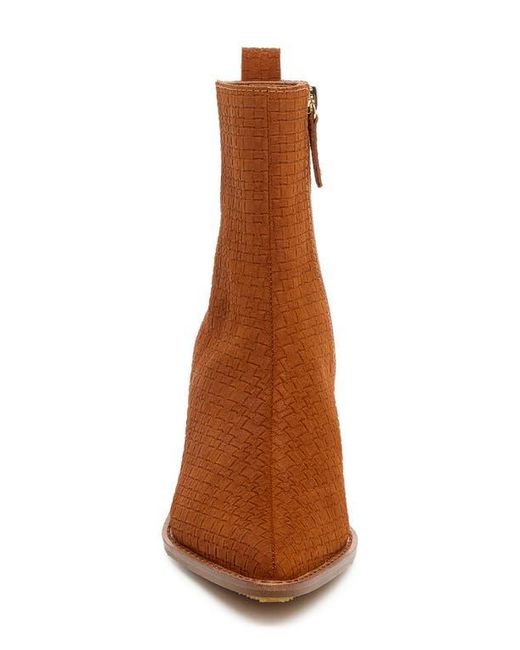 Kelsi Dagger Brooklyn Brown Milly Pointed Toe Bootie