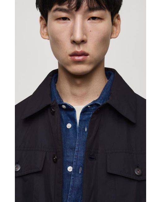 Mango Blue Water Repellent Insulated Jacket for men