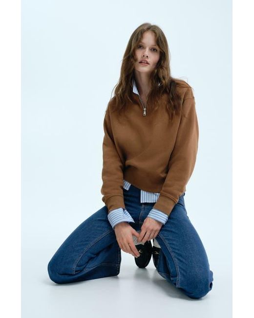 H&M Blue Flared High Jeans
