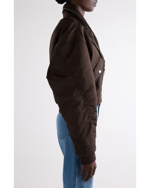 Givenchy Blue Zip Shawl Collar Bomber Jacket