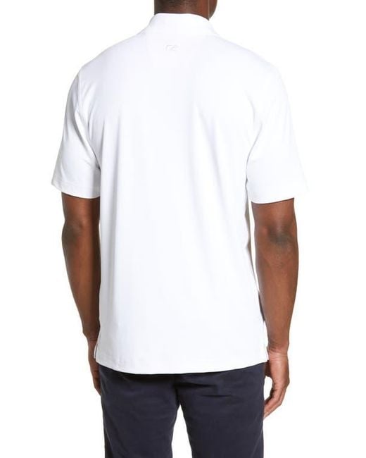 Cutter & Buck White Performance Polo for men