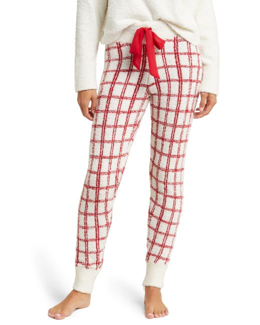 Honeydew Intimates Red Snow Angel Chenille Pajama Pants