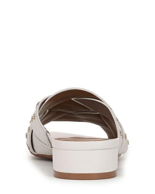Naturalizer White Morena Slide Sandal