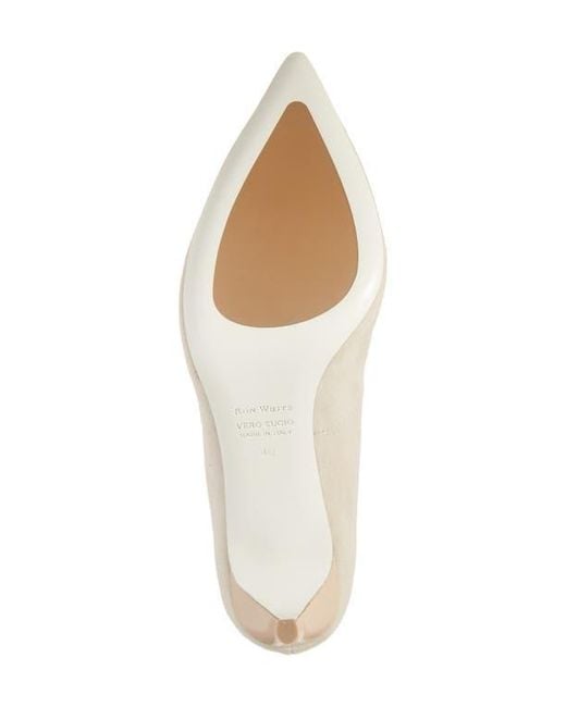 Ron White White Cindy Pointed Toe Pump