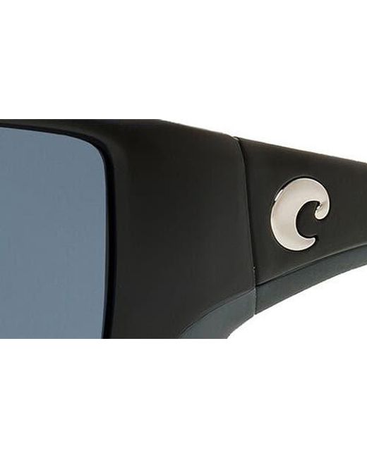 Costa Del Mar Blue 62Mm Polarized Wraparound Sunglasses for men