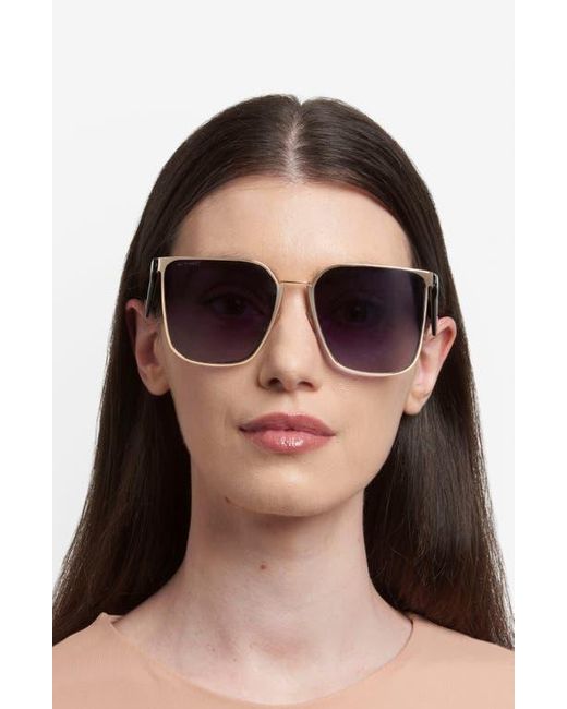 Etro Black 58Mm Gradient Square Sunglasses