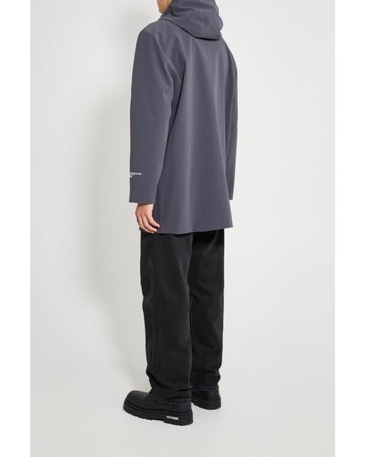 Stutterheim Blue Stockholm Patch Matte Raincoat