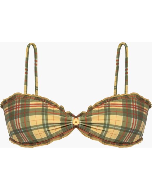 Oddli Brown Bralette Bikini Top
