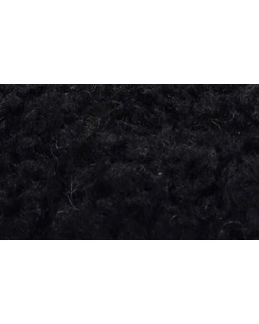 Ron White Black Teddy Wool Slipper