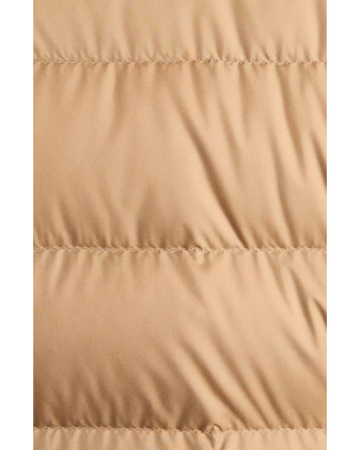 Moncler Natural Karakai Mixed Media Down Vest for men