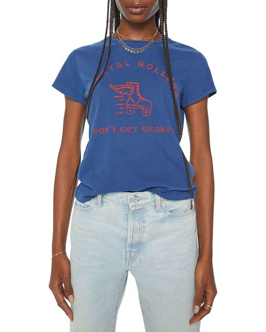 Mother Blue The Boxy Goodie Goodie Focus Graphic T-shirt