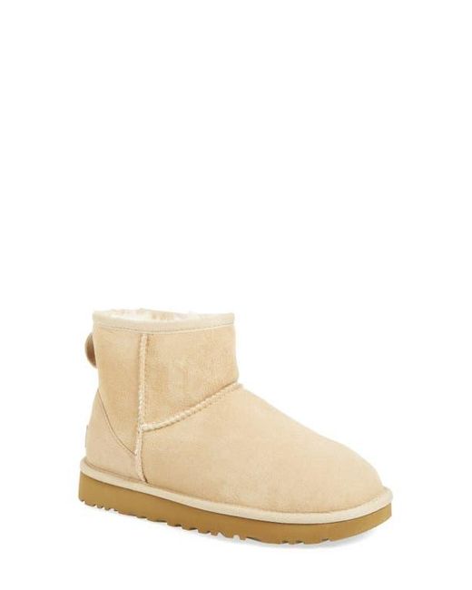 Ugg Natural Ugg Classic Mini Ii Genuine Shearling Lined Boot