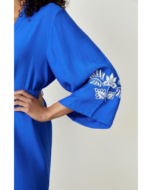Etam Blue Beste Crinkled Robe