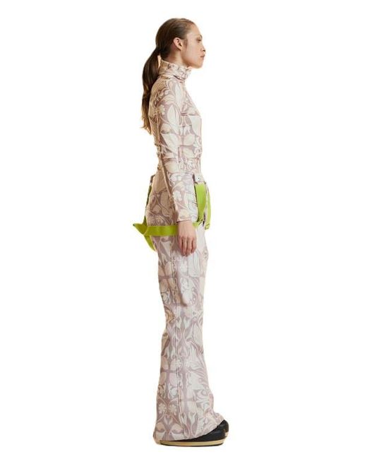 Cynthia Rowley Multicolor Turtle Neck Lycra Top