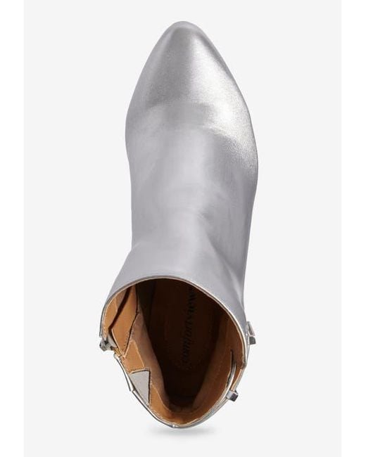 Comfortview White The Decima Bootie