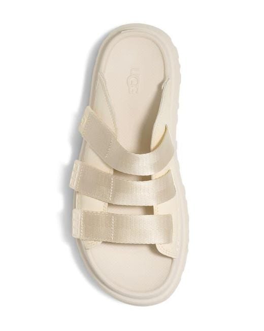 Ugg Natural Goldenglow Platform Slide Sandal