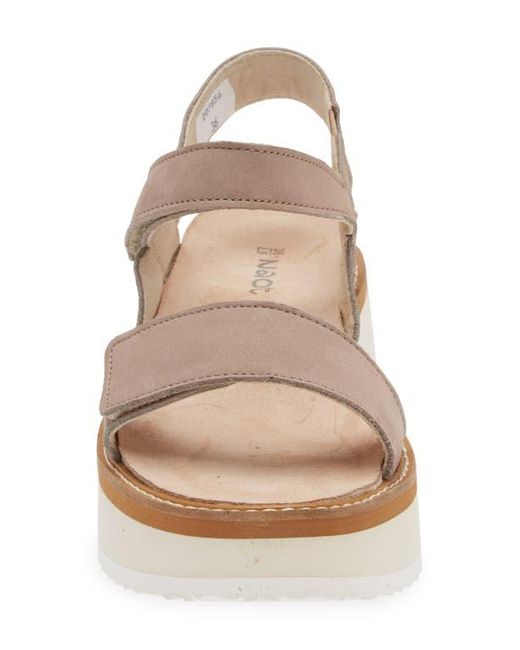 Naot Natural Meringue Wedge Sandal