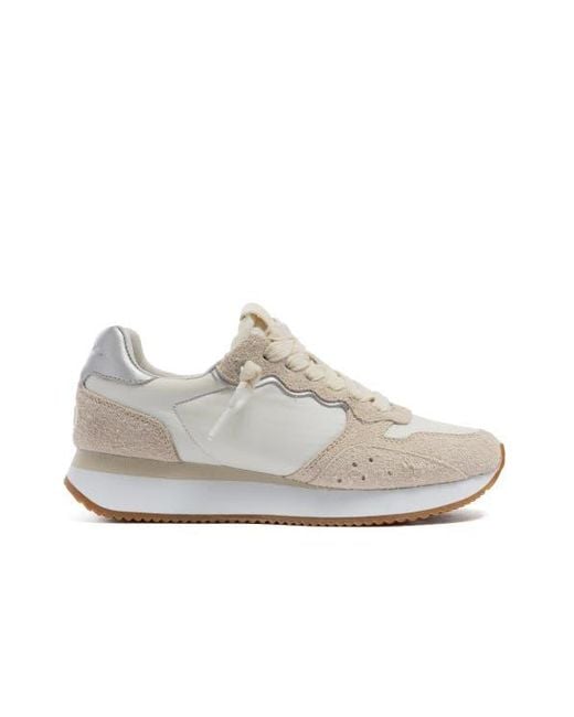 P448 White Jesse Trainer Sneaker