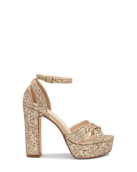 Touch Ups Metallic Jemma Ankle Strap Platform Sandal