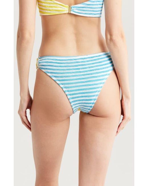 Cleonie Yellow Colorblocked Bikini Bottoms