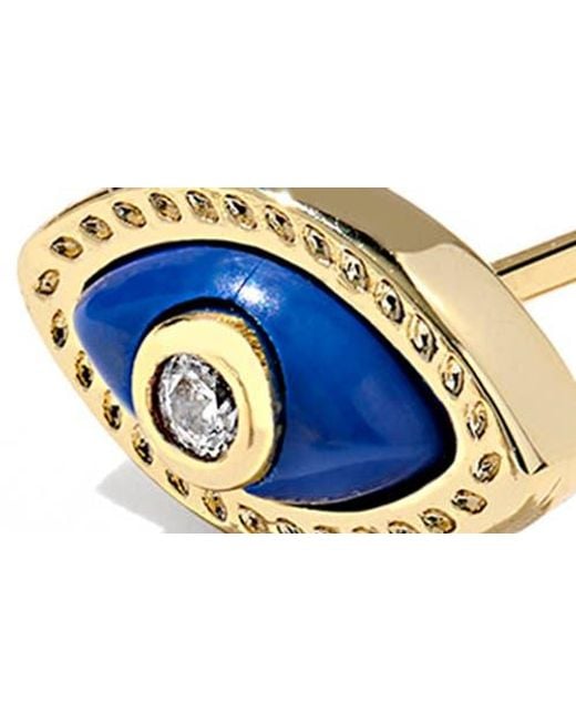 Kendra Scott Blue Mini Eye Stud Earrings