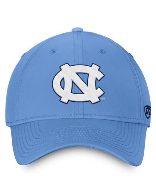 Top Of The World Blue Carolina North Carolina Tar Heels Clam Flex Hat for men