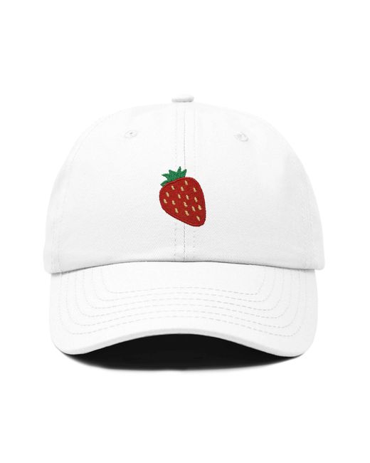 Alix White Strawberry Hat