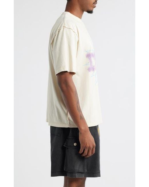 DIET STARTS MONDAY White Flame Spray Graphic T-Shirt for men