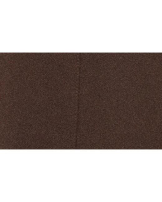 Mango Brown High Waist Straight Leg Pants