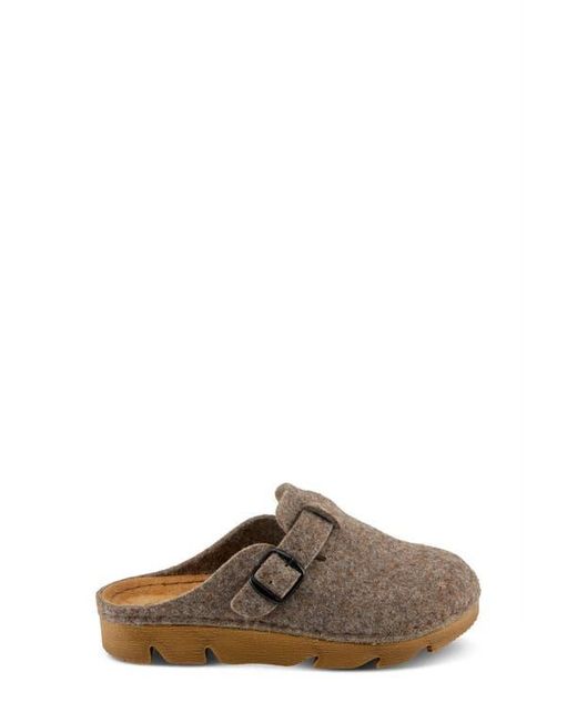 Flexus by Spring Step Brown Clogger Mule