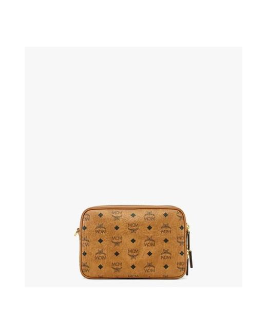 MCM White Diamond Camera Bag for men