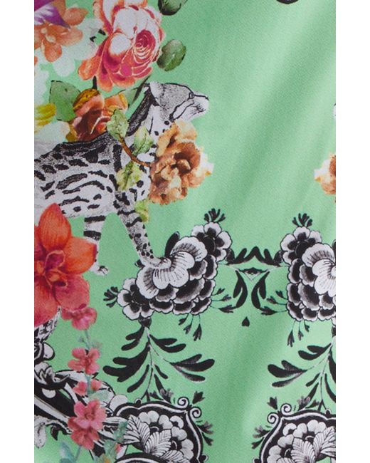 Camilla Multicolor Glaze & Graze Print Layered Cover-up Sarong
