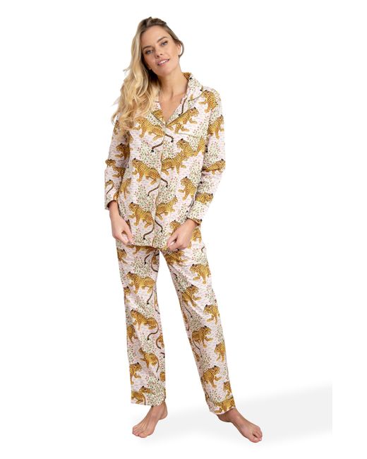 Printfresh Metallic Long Pj Set