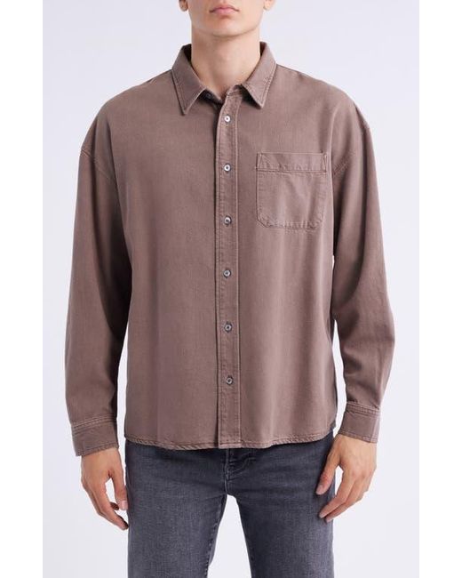 FRAME Brown Modern Button-Up Shirt for men