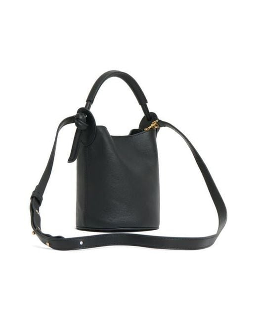 Mansur Gavriel Black Mini Mini Fortuna Bucket Bag