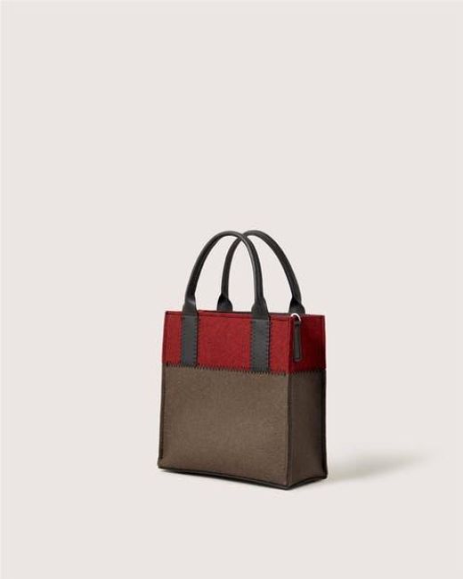 Graf & Lantz Pink Jaunt Merino Wool Mini Tote