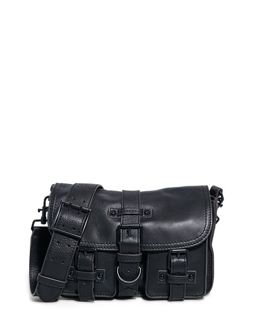 Aimee Kestenberg Black Saddle Up Leather Crossbody Bag