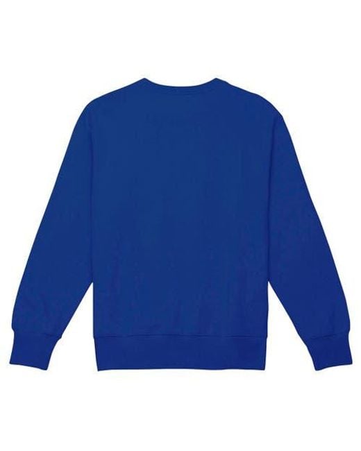 Mitchell & Ness Blue Denver Broncos Basic Fleece Pullover Sweatshirt for men